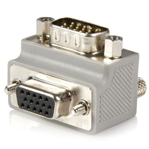 StarTech.com Right Angle VGA to VGA Cable Adapter Type 2 - M/F StarTech.com Right Angle VGA to VGA Cable Adapter Type 2 - M/F